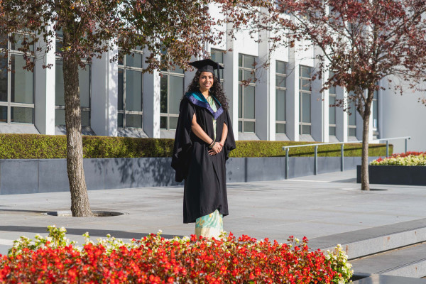 Adya Sinha, Bachelor of Information Technology graduate